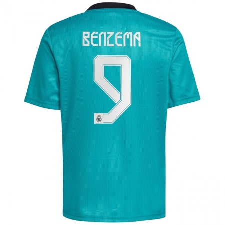Billiga Fotbollströjor Real Madrid Karim Benzema 9 Tredje tröja 2021/22 Kortärmad